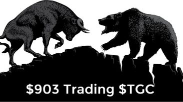 $903 Today Trading $TGC